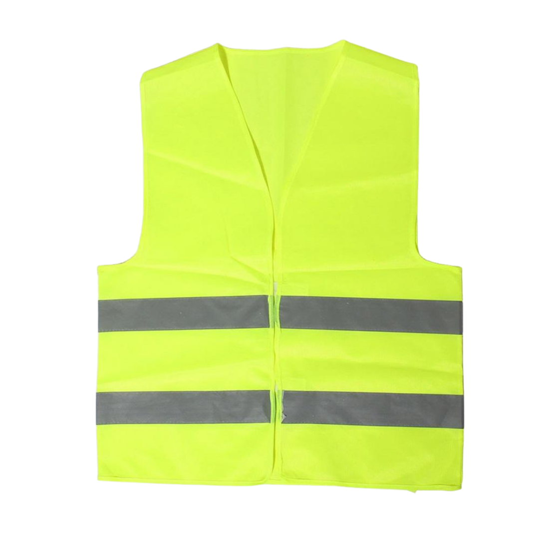 yellow safety vest