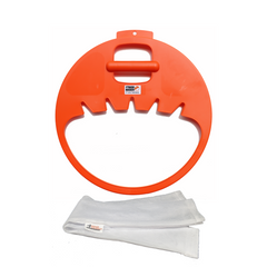 orange pick up tool with net bag