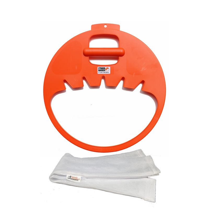 orange pick up tool with net bag